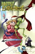 by David Peterson and Shelli Paroline from Muppet Robin Hood (alternate covers)