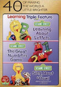 DVD2010 Warner Home Video Triple feature with Learning About Letters and The Great Numbers Game 40th anniversary edition