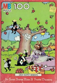 MB puzzle Isaac Newton.jpg (442 KB) Sir Kermie Newton Makes a Fruitful Discovery 1983, 100 pc