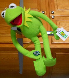 Kermit the Frog poseable plush doll, 12 inches 1996