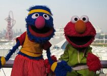 Grover and Elmo.