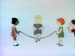 Jump rope alphabet game