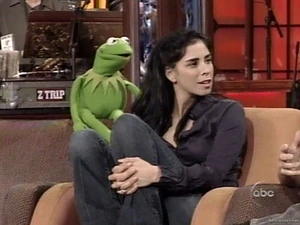 Sarha and kermit