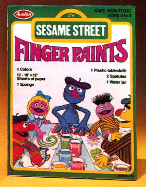 Avalon 1981 finger paints