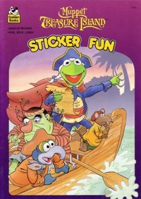 Muppet Treasure Island: Sticker Fun Western Publishing 1995