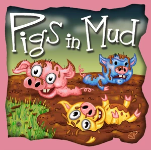 Artwork for Irvine's book, Pigs in Mud, by 