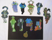 Schylling magicloth magnetic paper doll kermit 2