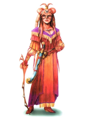 An illustrated Luxan in Farscape Roleplaying Game