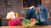 Cookie Monster's Foodie Truck: Angel Hair Pasta
