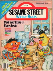 Sesame street magazine feb 1988 winter book