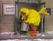 Big Bird and Patty helps an injured Oscar on his feet