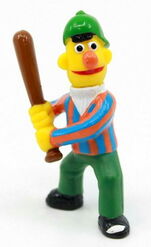 Bert with a baseball bat