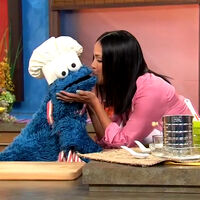 Karla Martínez & Cookie Monster¡Despierta América!