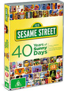 Sesamestreet40yearsofsunnydaysstandardeditiondvd.jpg (24 KB) Australia (DVD)2010 Madman Entertainment Standard edition