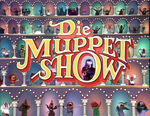 Die Muppet Show title card as it appears at the end of the opening credits from season 2 on