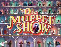 Die Muppet Show title card as it appears at the end of the opening credits from season 2 on