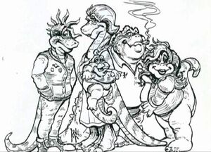  Early Sinclair family concept sketch