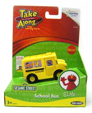 Sesame Street Elmo Mail Truck Diecast Learning Curve 3 2010 