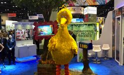 Big Bird animatronic unveiled at IAAPA in November 2018.