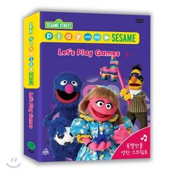 Play With Me Sesame: Lets Play Games - DVD By Various - GOOD