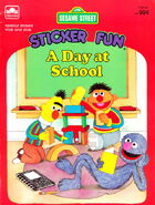 A Day At School Sticker Fun Mary Grace Eubank Western Publishing 1983