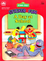 A Day At School Sticker Fun Mary Grace Eubank Western Publishing 1983