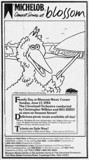 Cleveland Orchestra news ad June 1984