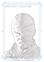 Brainiac Crichton artwork by Chris Prievo