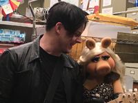 Jack White with Miss Piggy