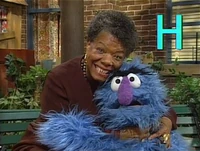 Maya Angelou and Herry Monster H-clap (First: Episode 3828)