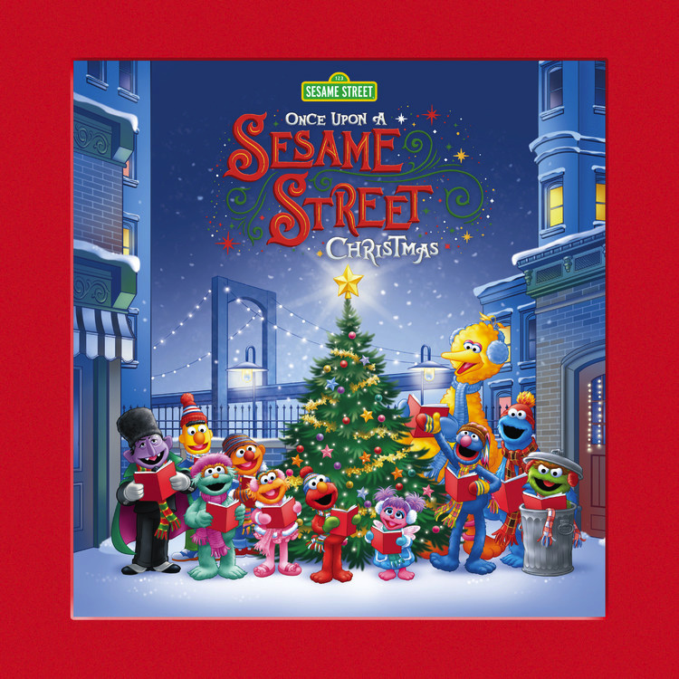 Sesame Street Christmas. Once upon Christmas book. Mattel Sesame Workshop 2001. Shop once