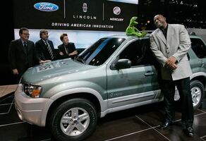 Magic Johnson: Ford E85 Escape Hybrid presentation in Chicago, 2006