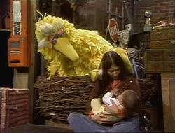 Buffy breastfeeds Cody in Episode 1041