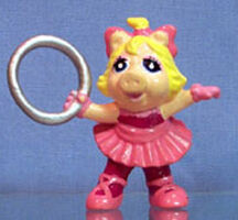 Baby Piggy as Circus Princess with hoop
