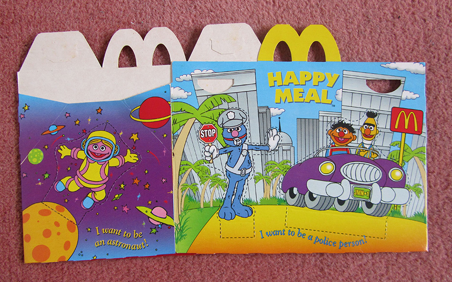 Sesame street hotsell mcdonalds toys