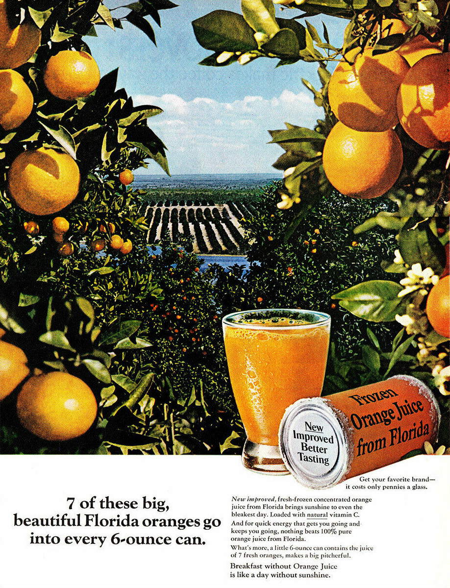 Orange juice commercial online