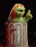 Oscar as he appeared in Sesame Street Live prior to 2017.