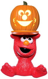 Elmo pumpkin stand