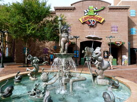 Fountain outside Muppet*Vision 3D 1991