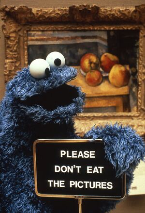 Cookie Monster Don't Eat the Pictures photo