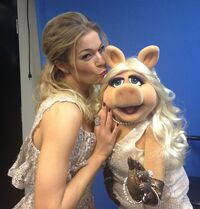 LeAnn Rimes backstage at the CMA Awards