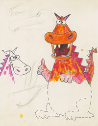 Jim Henson's design for the La Choy Dragon.