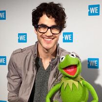 Kermit with Darren Criss