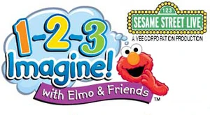 1-2-3 Imagine! with Elmo & Friends logo