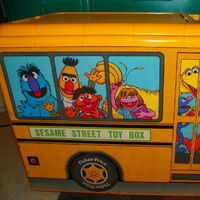 sesame street toy bin