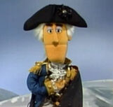 General Washington (Jim Henson) in an installment of The American Revolution