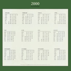 1999 Muppet Art Calendar 13 planner 02