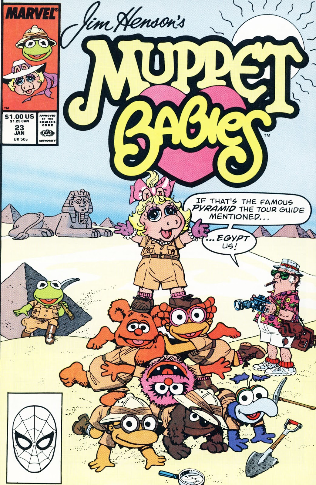 Muppet Babies # 4 VF Marvel Star Comic Book Ms. Piggy Kermit The