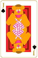 Muppet Playing Cards - Fozzie Bear December 3, 2011 Disney Soda Fountain