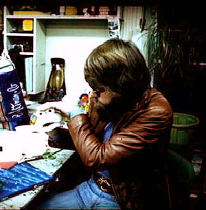 Goelz builds a puppet for Emmet Otter's Jug-Band Christmas.